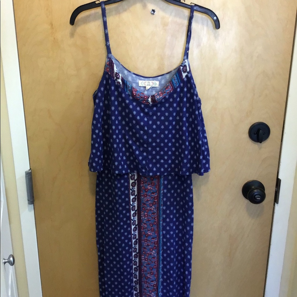 Pink Rose Maxi Dress